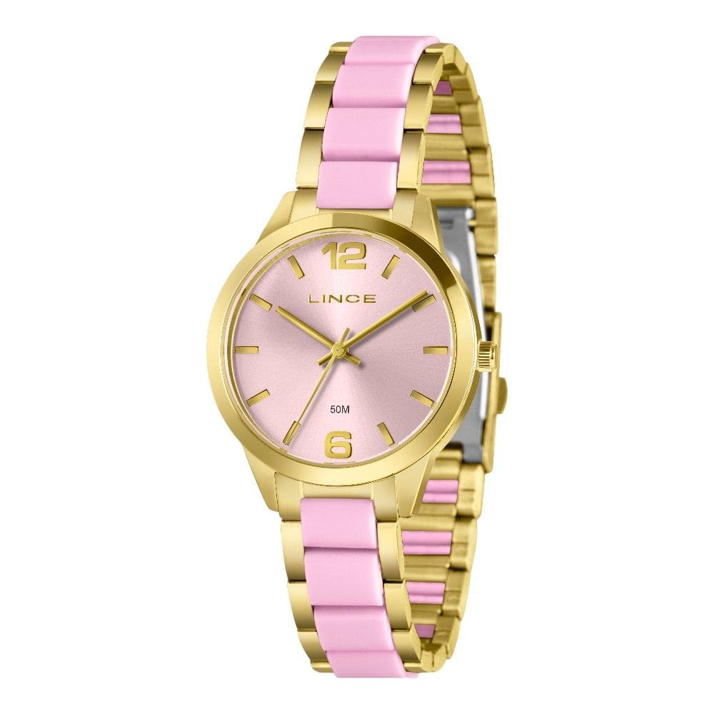 Relógio Urban Feminino Analógico Lince LRT4800L36 Dourado