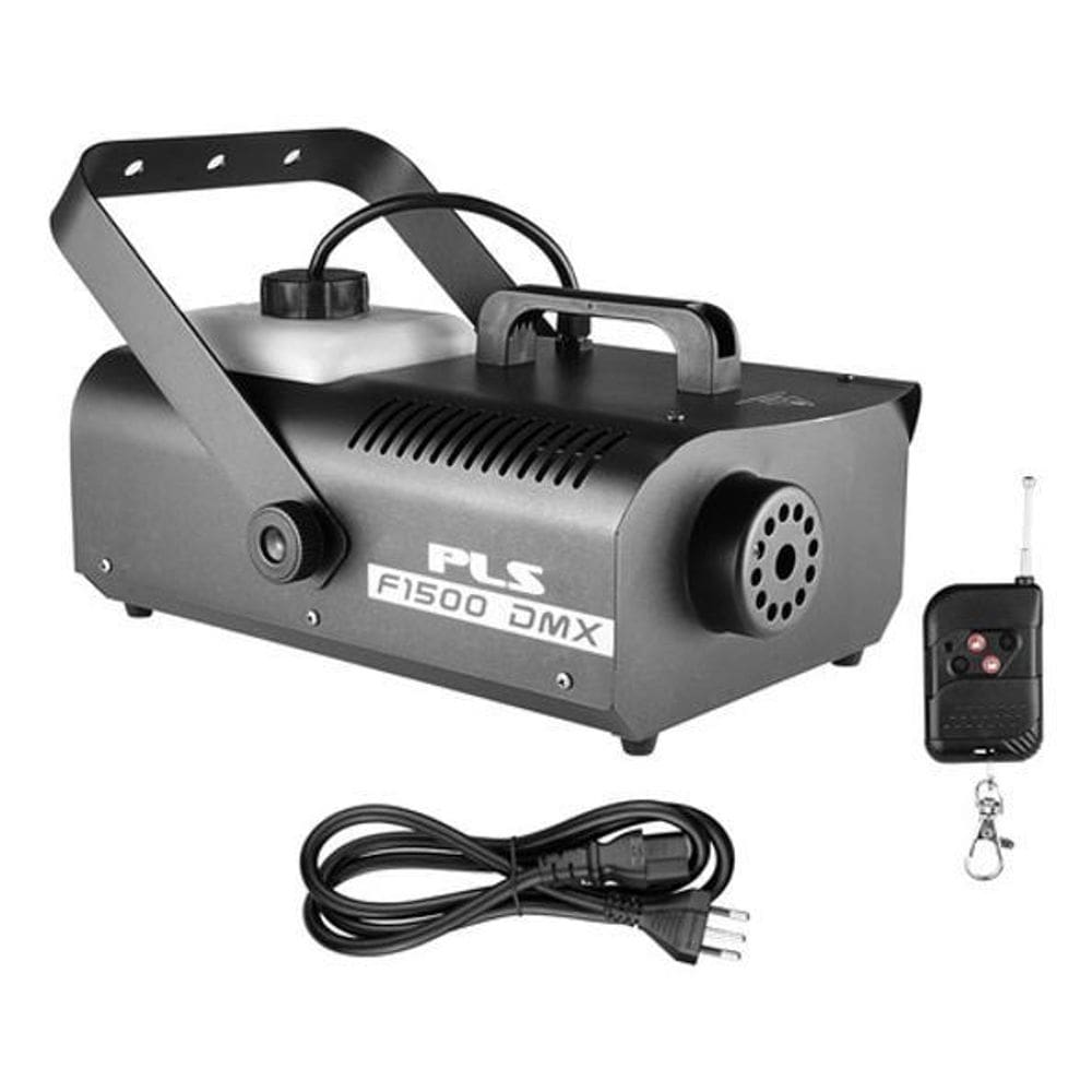 Máquina De Fumaça Dmx F-1500 Pls Com Controle Sem Fio 220V