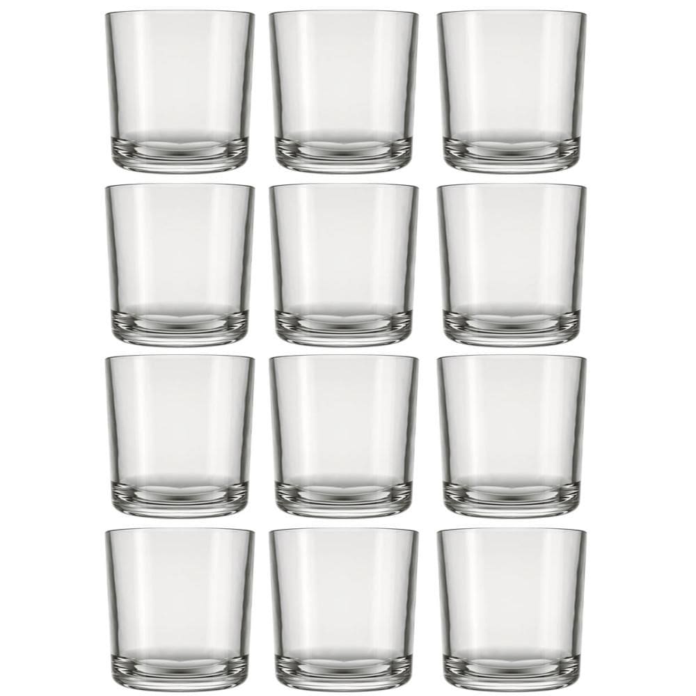 Jogo de 12 Copos de Vidro para Whisky Bar Rocks 265ml Nadir Figueiredo
