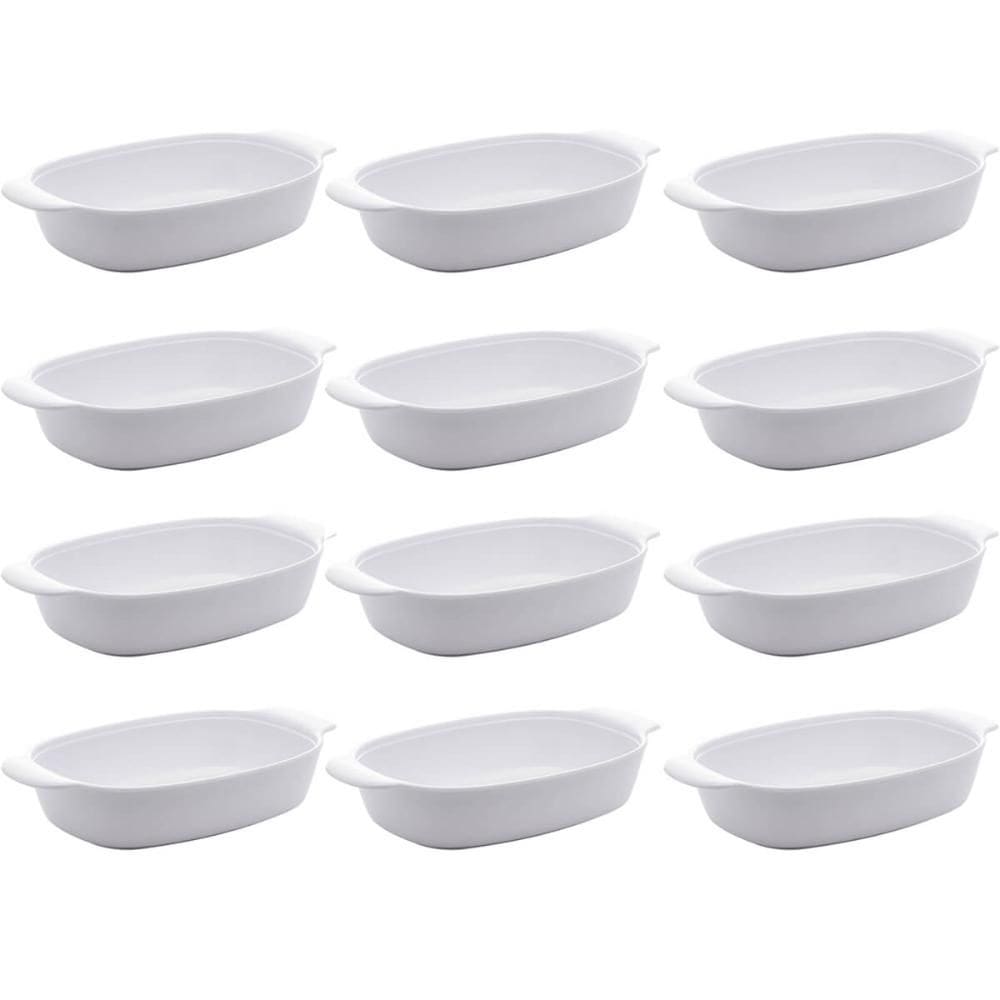 Conjunto 12 Travessas de Melamina para Restaurante com Alças