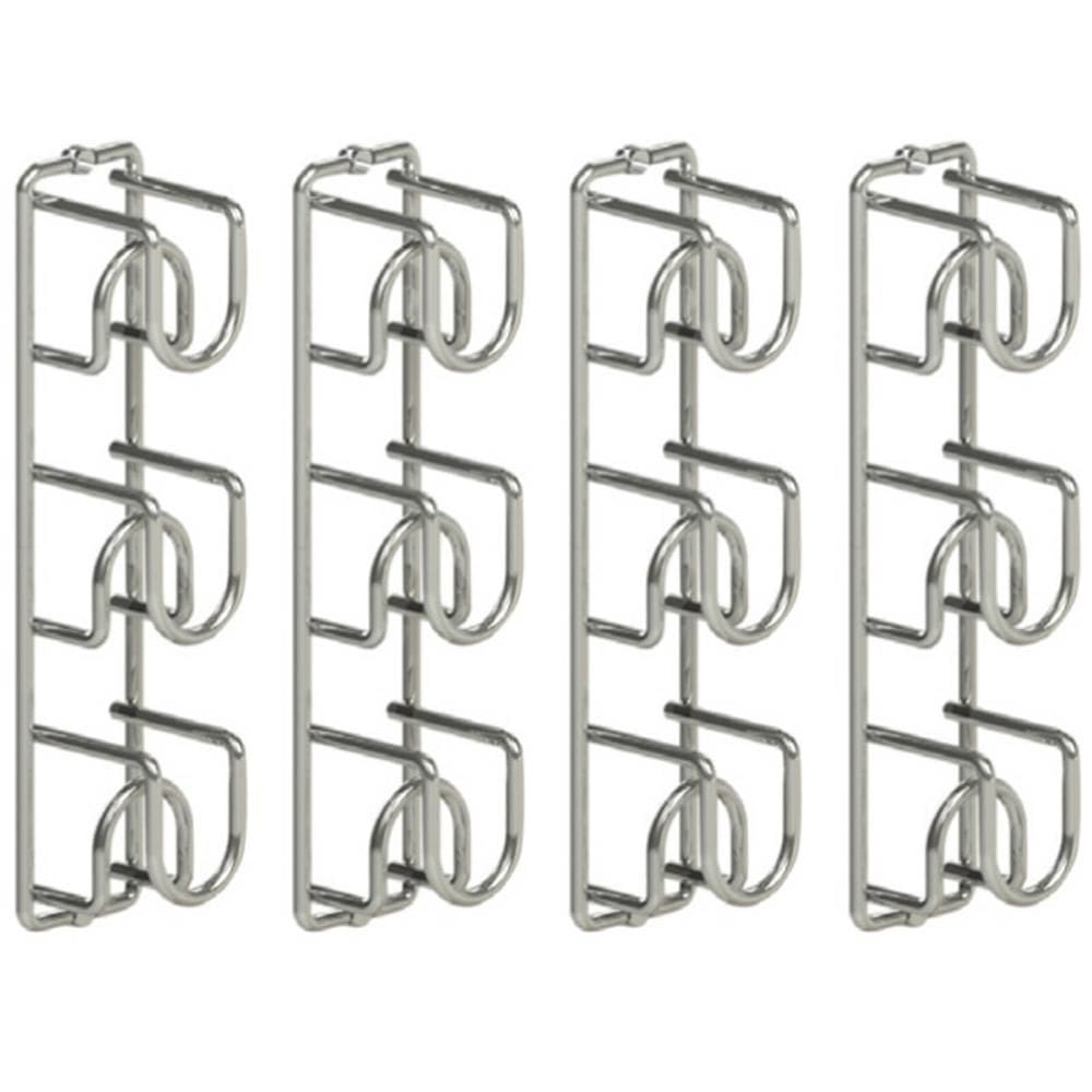 Kit 4 Suporte para 3 Garrafas de Vinho cada Adega de Parede Aramado Masutti Cube