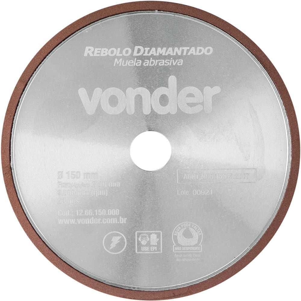 Rebolo diamantado para afiação de serras 150 mm VONDER