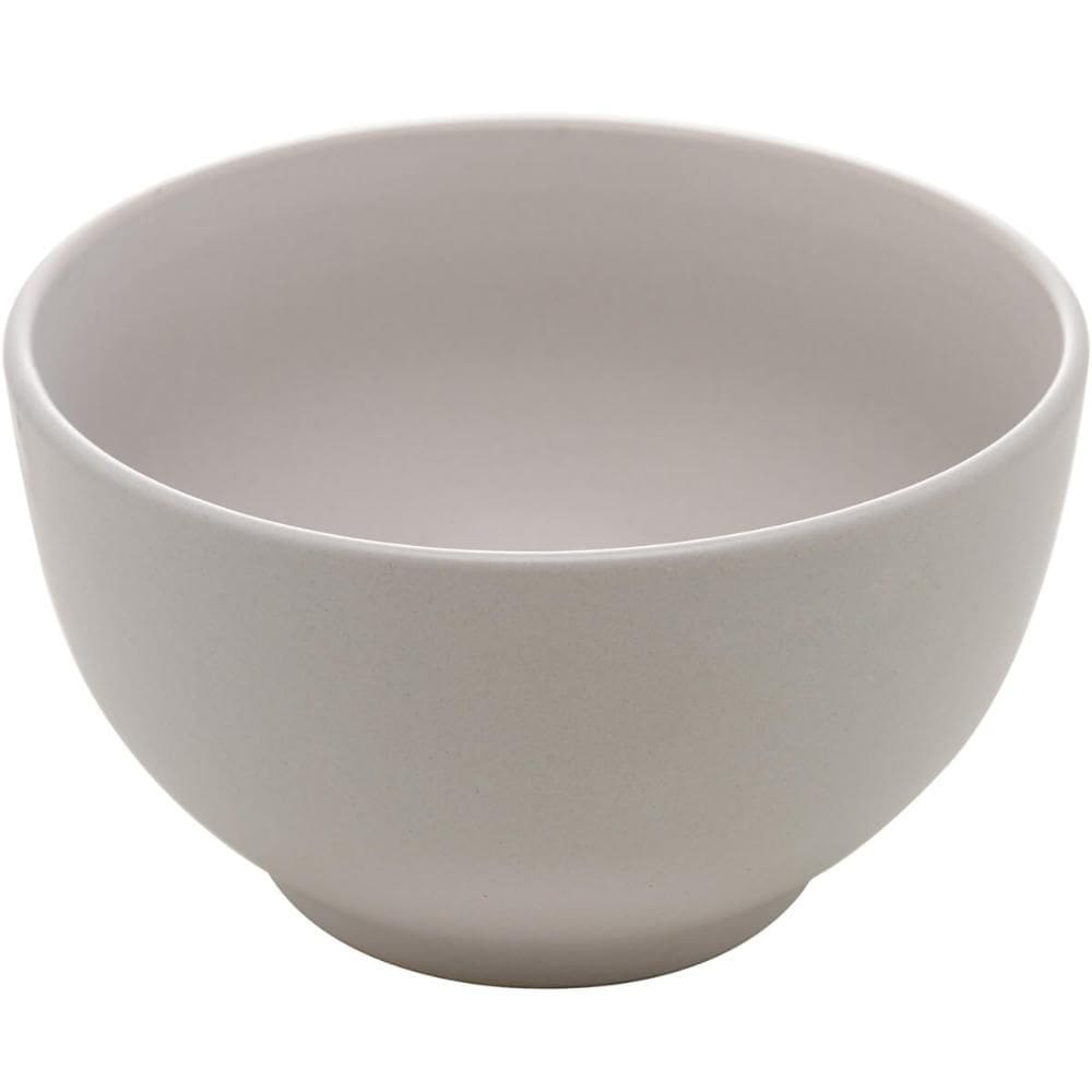 Kit 25 Cumbucas de Cerâmica Bege Cronus Lyor 680ml Restaurantes Servir Caldos Saladas Sopas