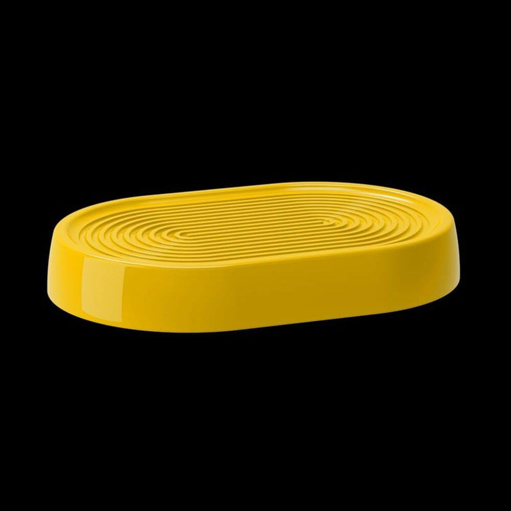 BANDEJA OBLONGA ALEGRA 24X16 CM - AMARELA - Produfest