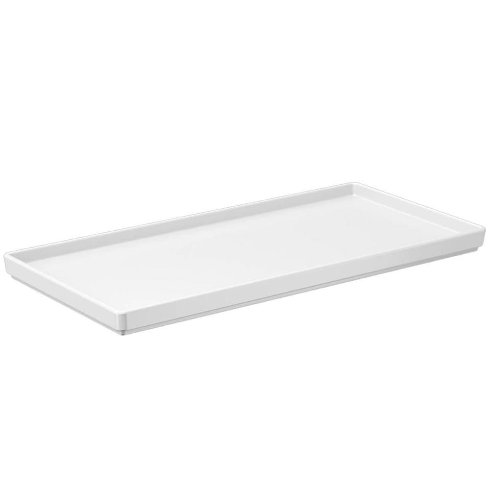 Prato Retangular Servir Petiscos 27x13cm Comida Japonesa Bra