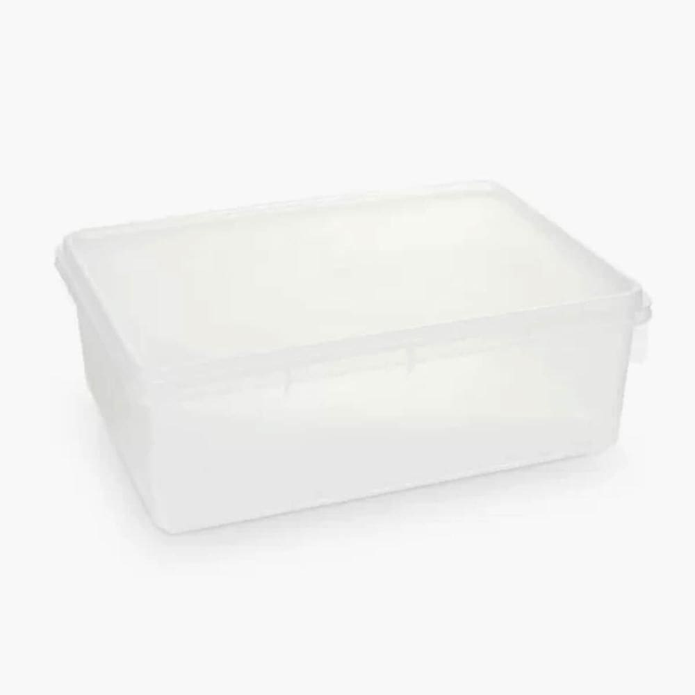 Caixa Organizadora Plástica Retangular 3,5L com Tampa Plasva