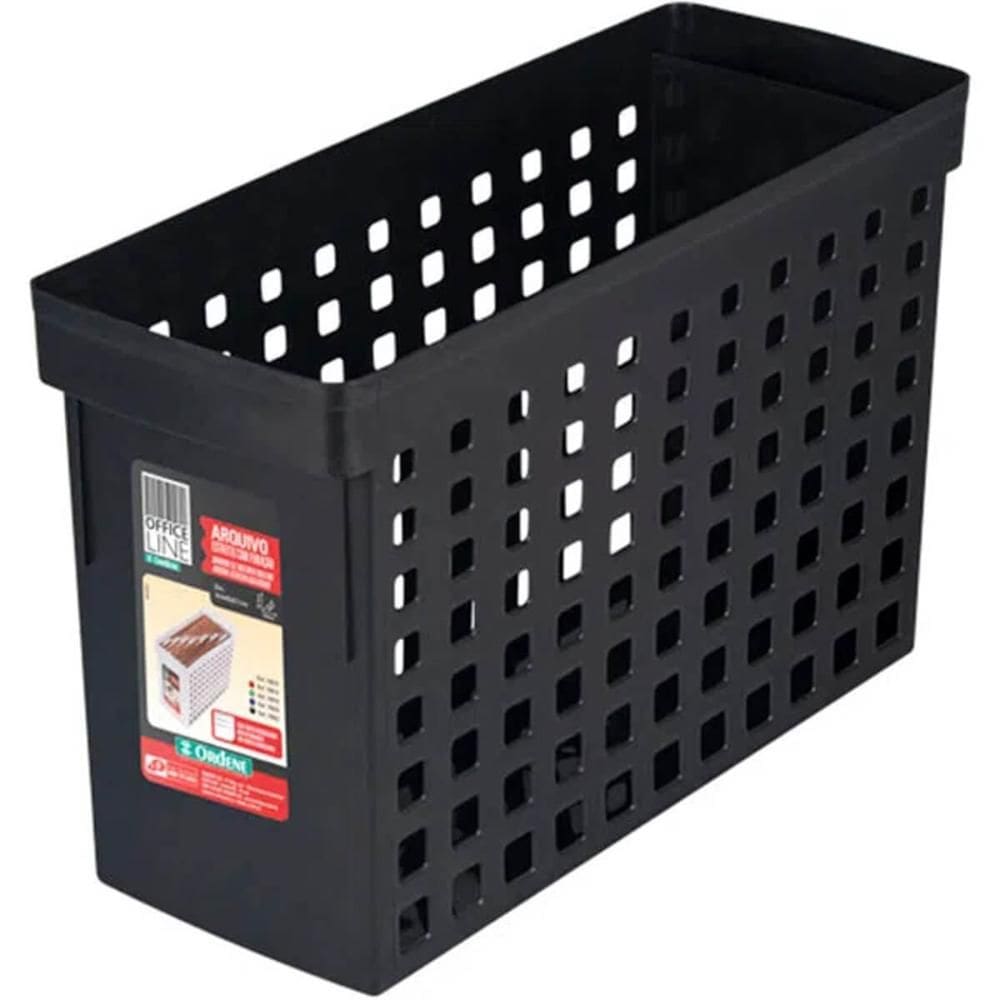 Arquivo Plástico Estreito Furação 42x16,5x27cm Ordene Etique