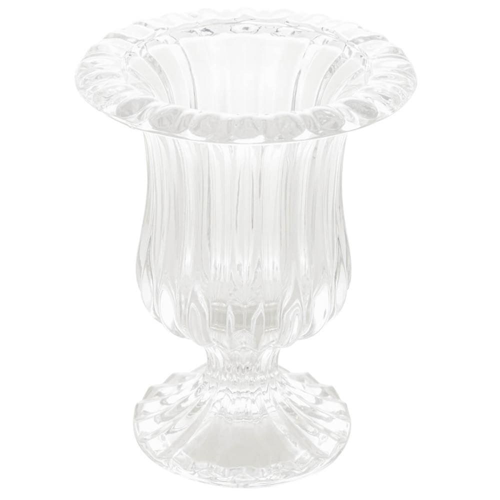 Vaso de Vidro para Flores Decoração 11x14,5cm Escritório Sal