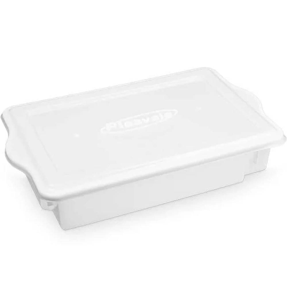 Caixa Organizadora Empilhável de Plástico com Tampa 15l 56x3