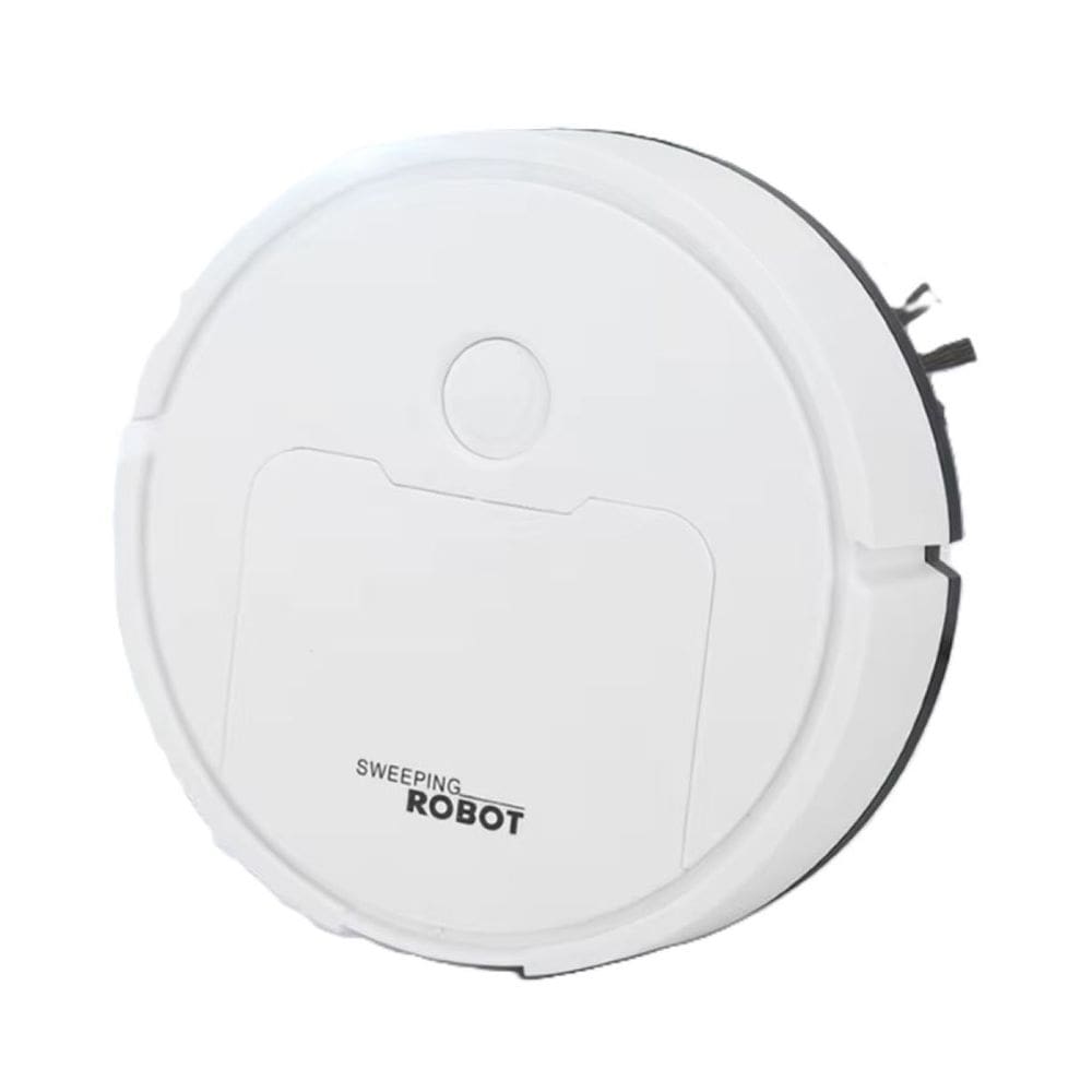 Aspirador Pó Robô Inteligente Automático Limpeza Doméstica - BRANCO