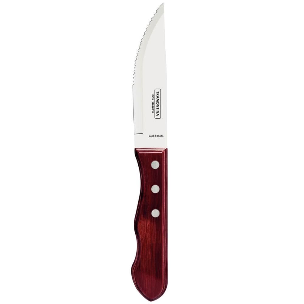 Faca Talher para Churrasco Jumbo Tramontina Aço Inox Madeira