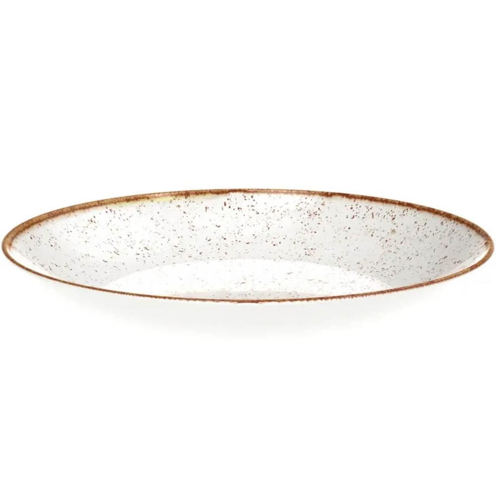 Conjunto 6 Pratos Tramontina de Porcelana Rústicos Fundos De