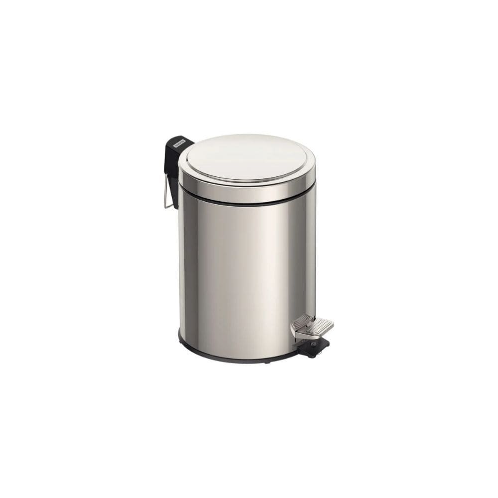 Lixeira Inox Pedal Brasil 5 Litros Com Balde Tramontina