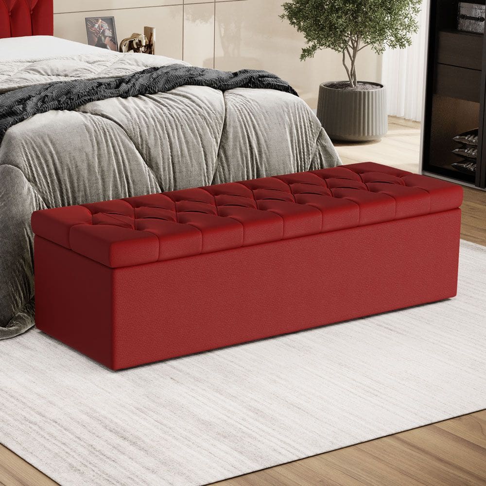 Calçadeira Sagitarius 140 / A-020 Couro Artificial Vermelho