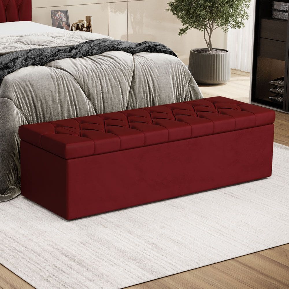 Calçadeira Sagitarius 140 / N-033 Veludo Vermelho