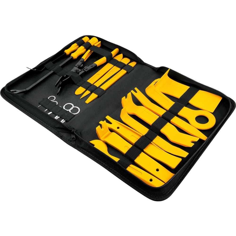 Jogo de espátulas de nylon e chaves para som automotivo com