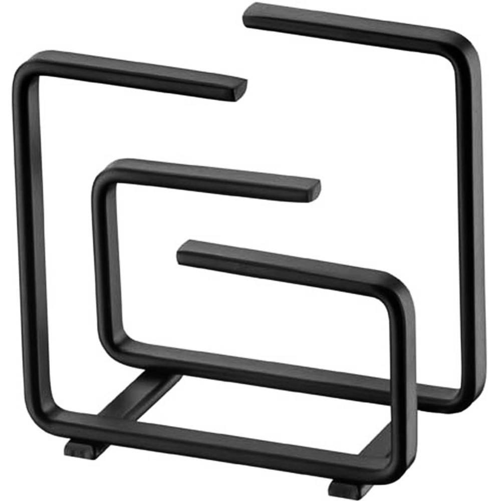 Suporte Porta Guardanapos de Papel Gaia Schmitt Preto Fosco