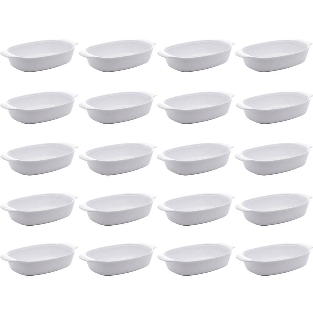 Kit 20 Travessas de Melamina para Restaurantes 23cm Milão Ly