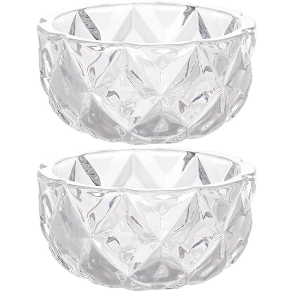 Conjunto 2 Bowls de Cristal Diamond Lyor 270ml para Frutas P