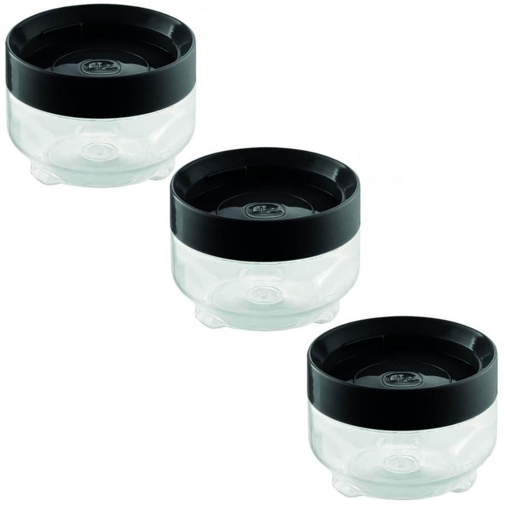 Kit 3 Porta Mantimentos UZ Empilhável 300ml Organizador com