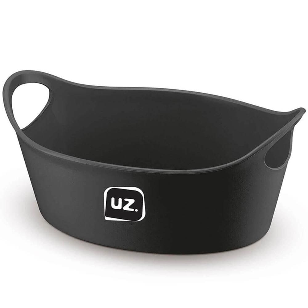 Kit 12 Cestos para Batata Frita Servir Porções Preto 28x12cm