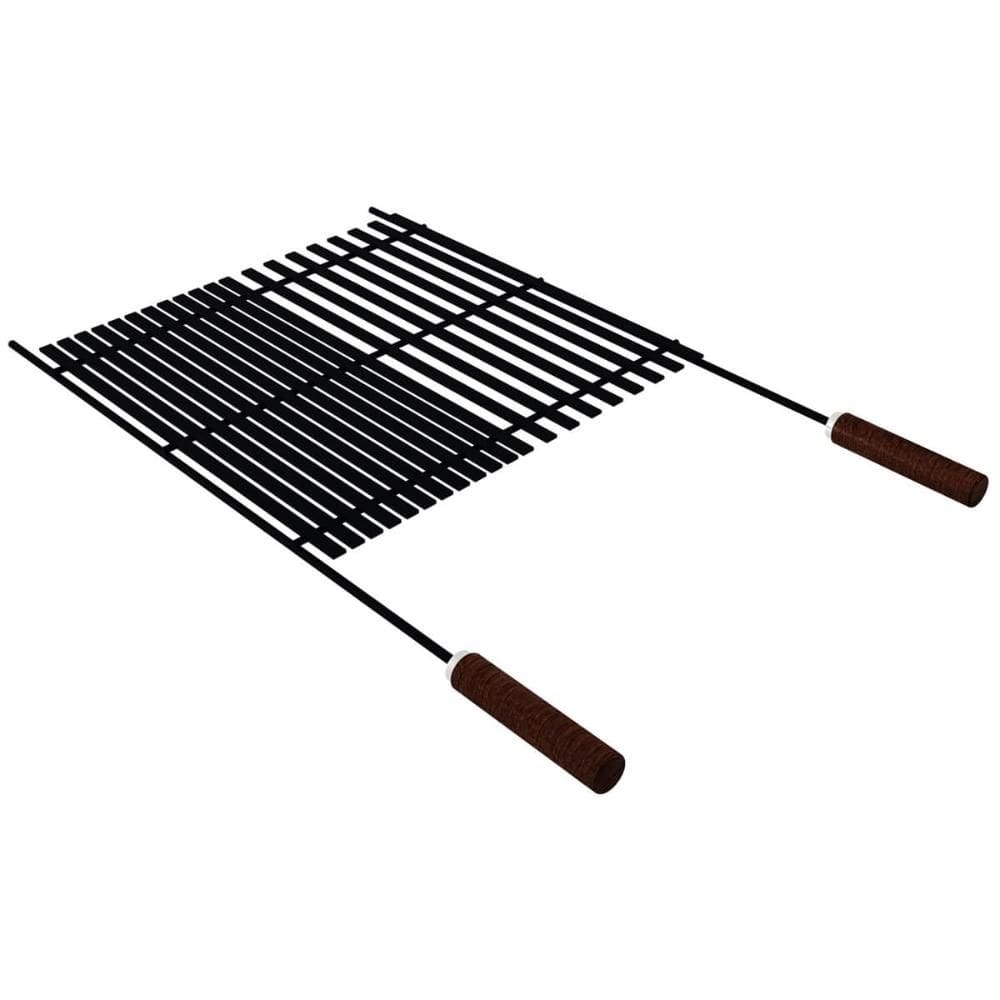 Grelha Tramontina 74x44cm Churrasco Black Grelhados Aço Carb