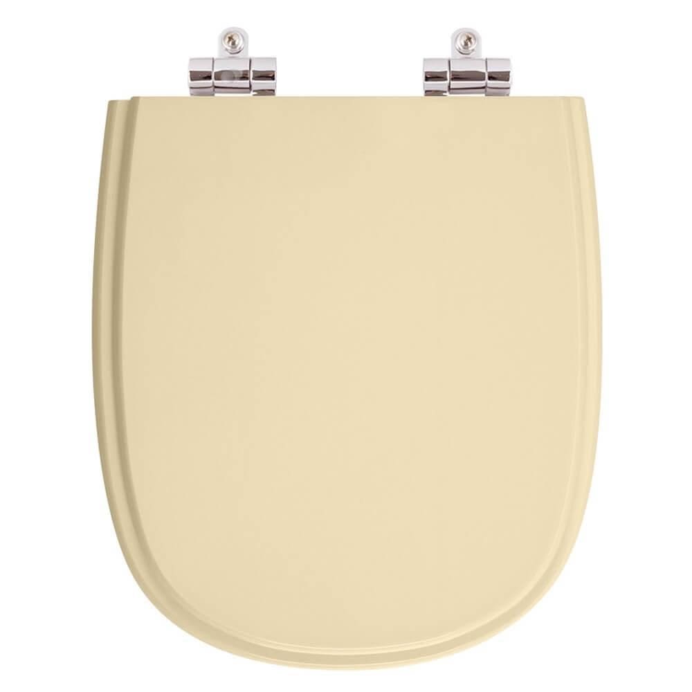 Assento Sanitario Poliester Com Amortecedor Sabatini Salmão Para Vaso Icasa