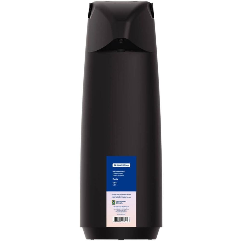 Garrafa Térmica de Café Tramontina Exata 1,8L Água Chá em Pl