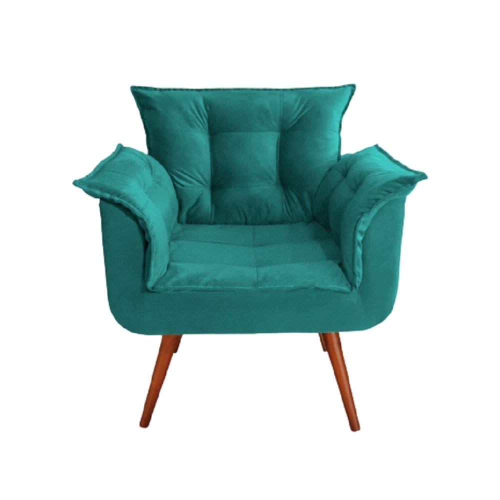 Poltrona MS Decor Silicia PSPT Turquesa