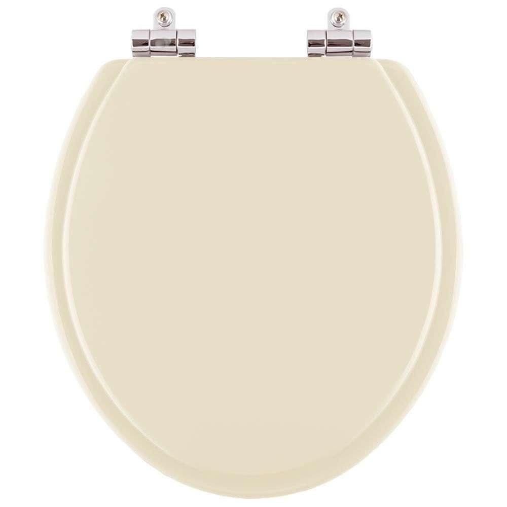 Assento Sanitário Poliester Soft Close Izy Creme (Bege Claro) para vaso Deca
