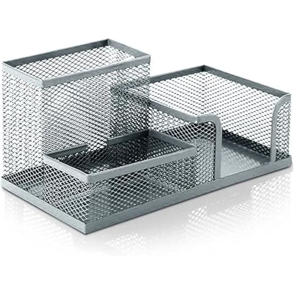Organizador De Mesa Aramado Prata Keep - El090 - Multi