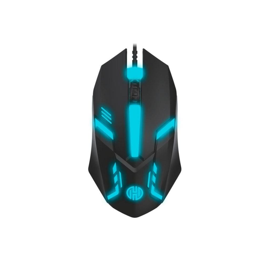 Mouse Usb Gamer Led Dpi 1000/1200 Ms-052 Preto/Azul Hoopson