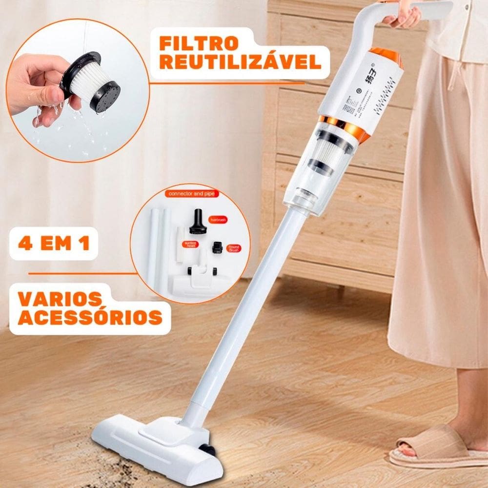 Aspirador De Pó Portátil Usb Compacto E Versátil