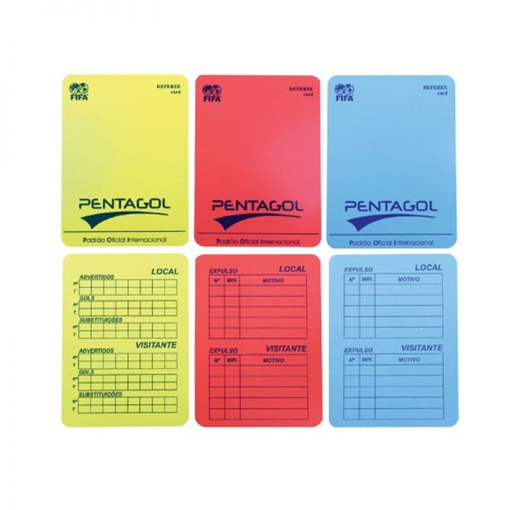 Cartão de Arbitro Futsal Society Pentagol Oficial