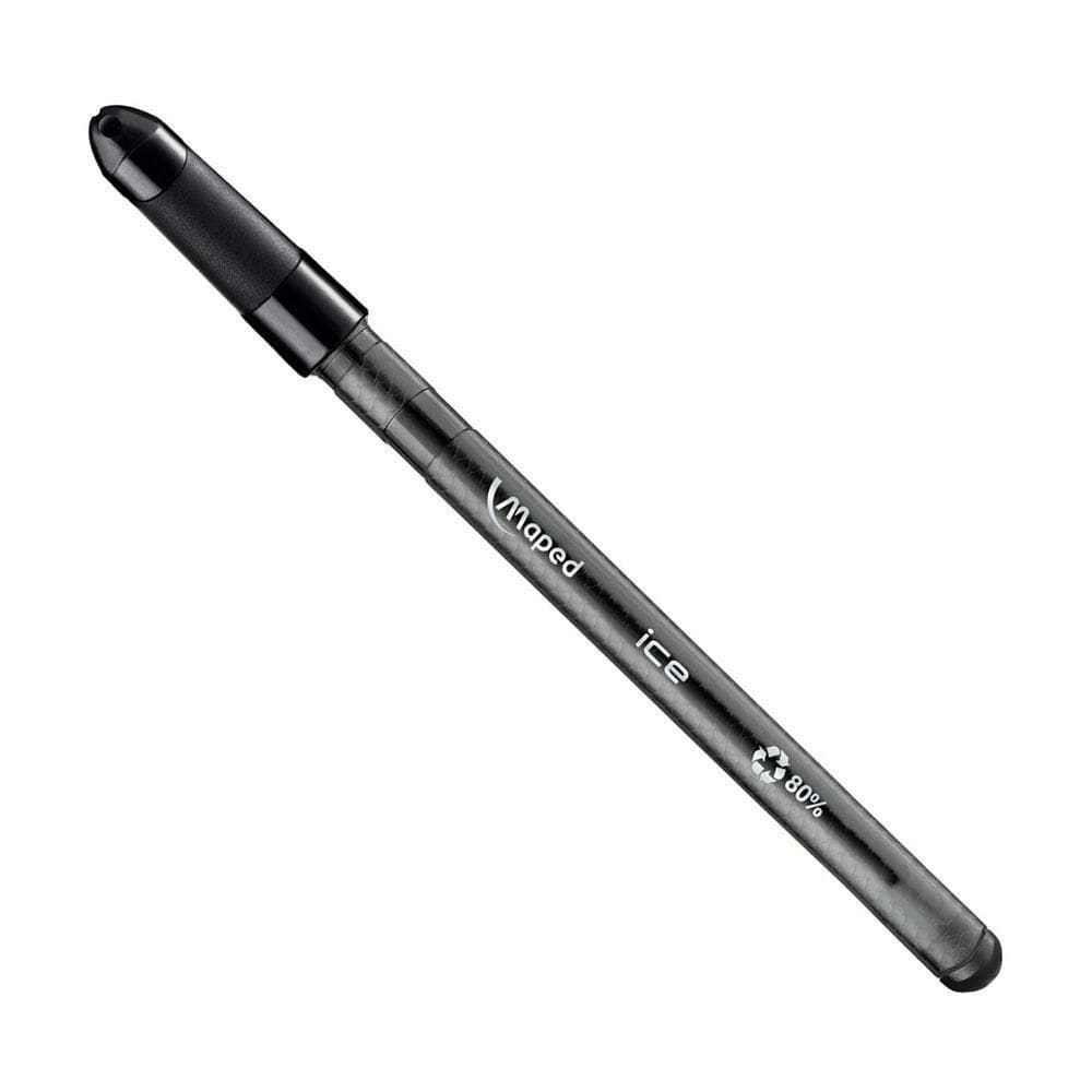 Caneta Esferográfica Essentials Ice Reciclada Preto Maped