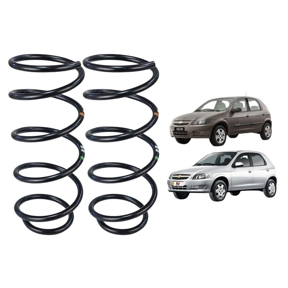 Par Mola Helicoidal Dianteira Cofap Celta 2000 A 2015