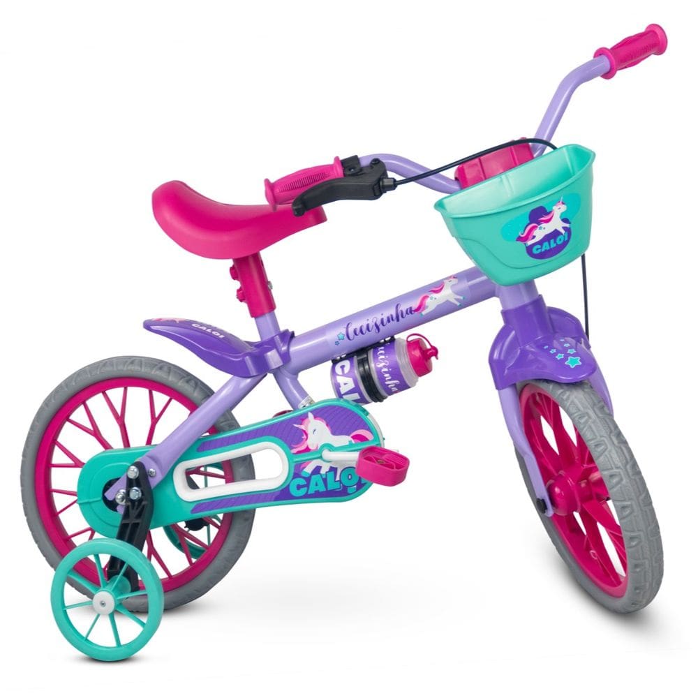 Bicicleta Aro 12 Cecizinha Meninas 2 A 4 Anos Rodinhas Caloi