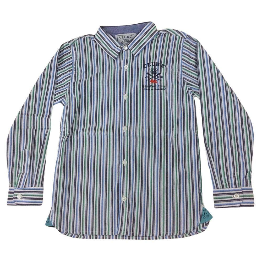Camisa manga longa infantil masc Zemar listrada