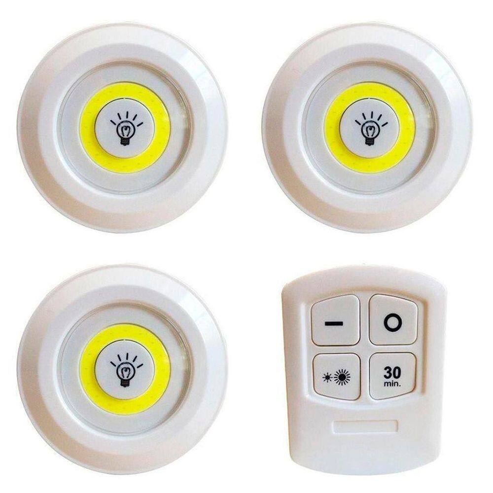 Lâmpadas Led Luminária Sem Fio Spot Led Portátil Controle