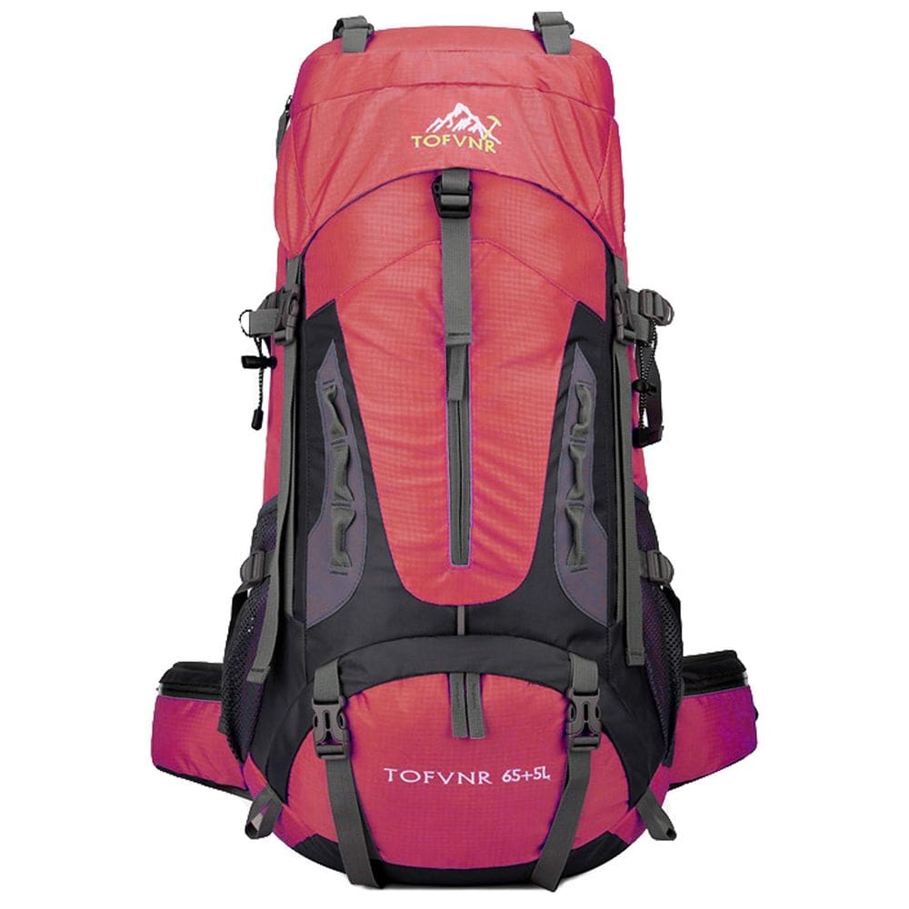 Mochila Camping Vermelho Impermeavel Wct Fitness