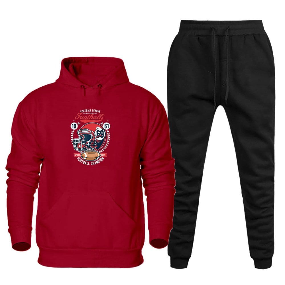 Conjunto Moletom Moderno Casaco de Frio Com Capuz e Calça Basica Dia a Dia Elastico na Cintura