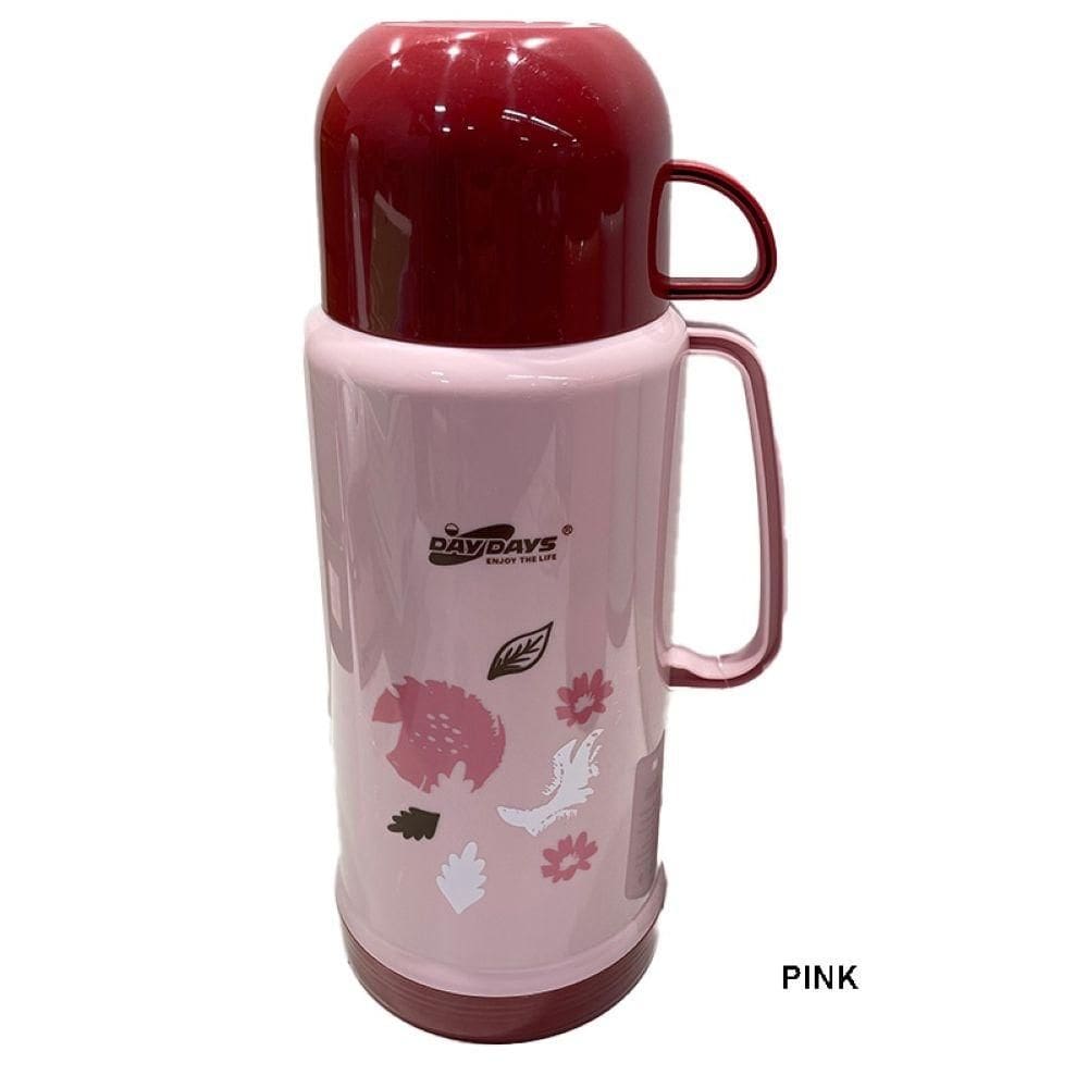 Garrafa Térmica Flower 600ml - Rosa - Quanhe