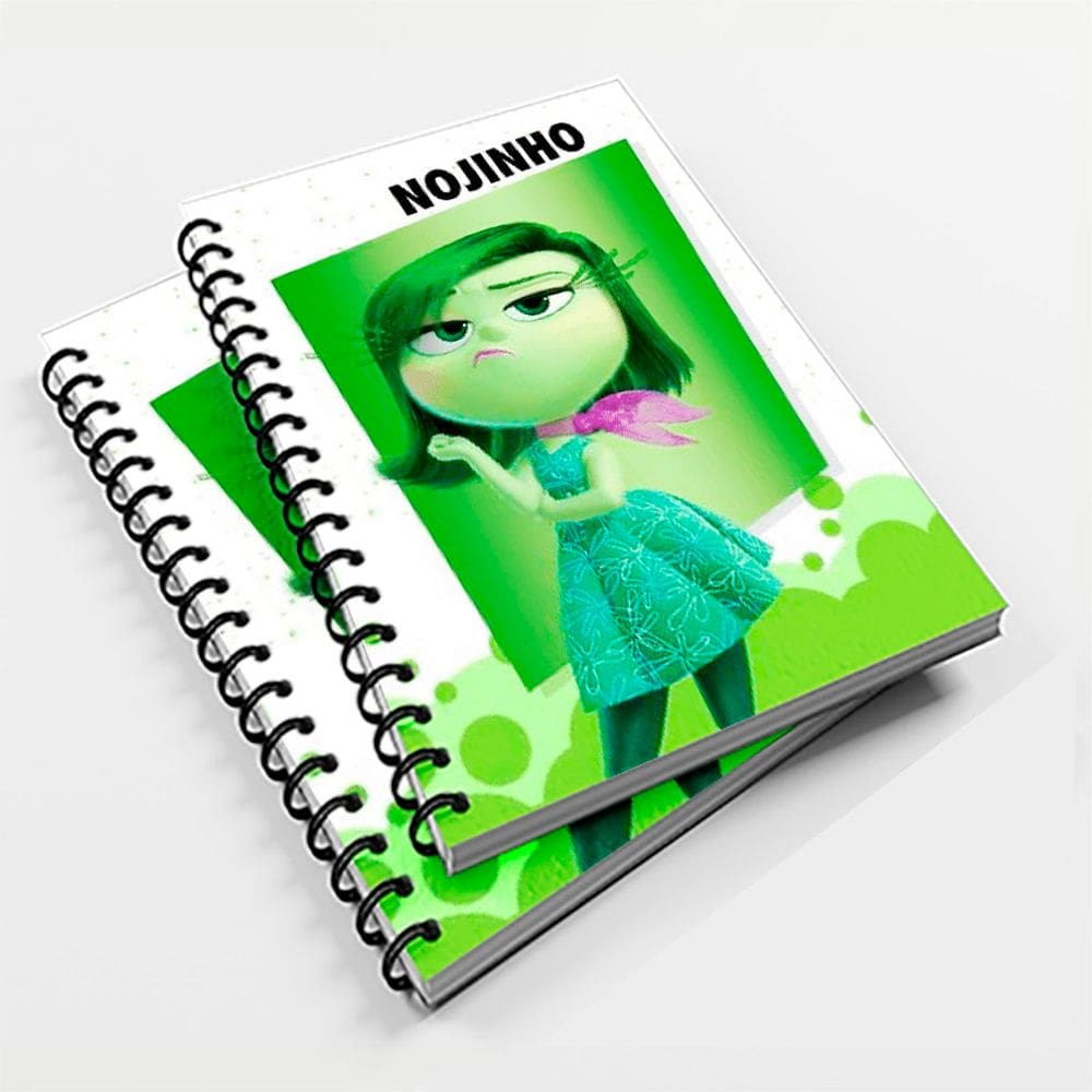 Caderno Universitário 96 fls Pers. Divertidamente 2 Nojinho