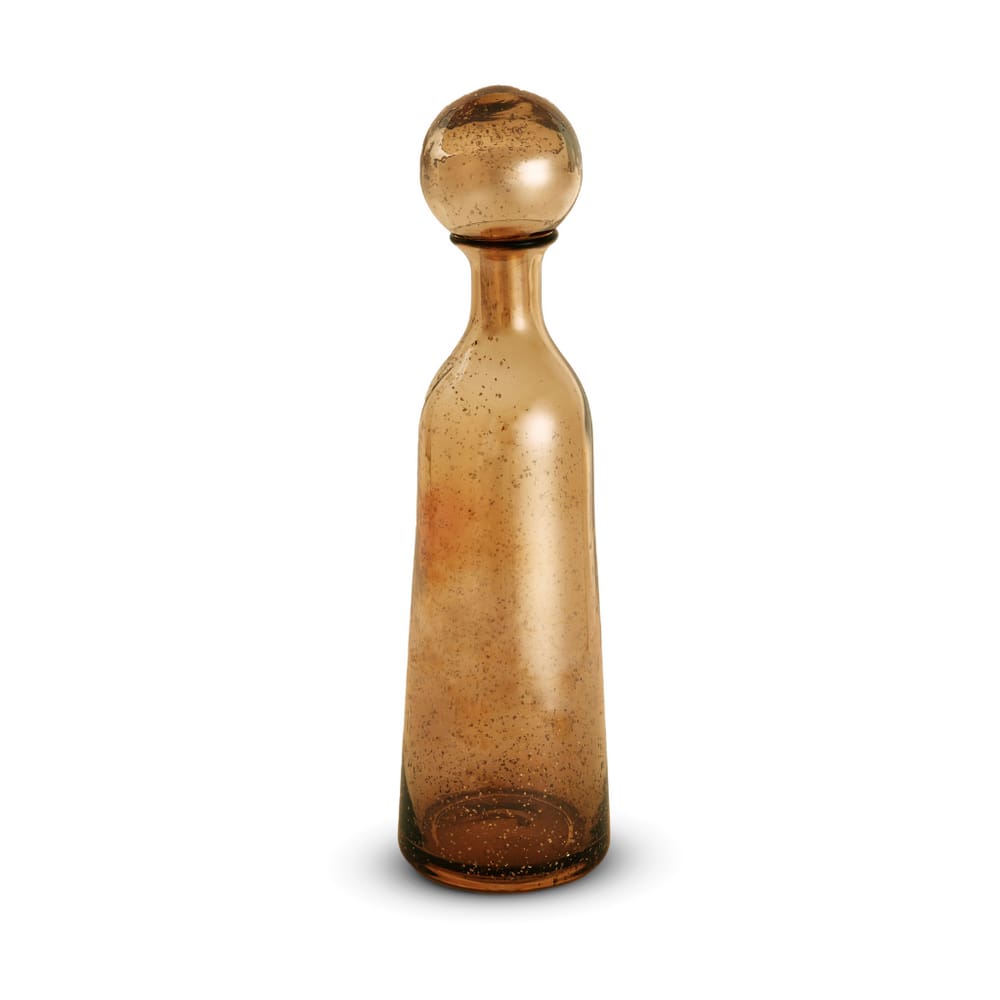 Garrafa Em Vidro Âmbar Mart 21x29cm