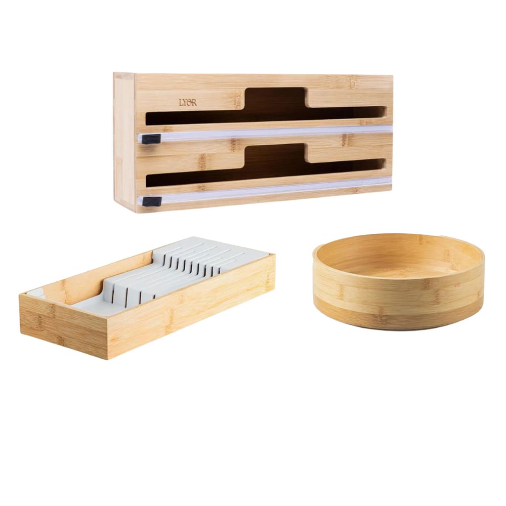 Kit Organizador De Cozinha Com 3 Peças