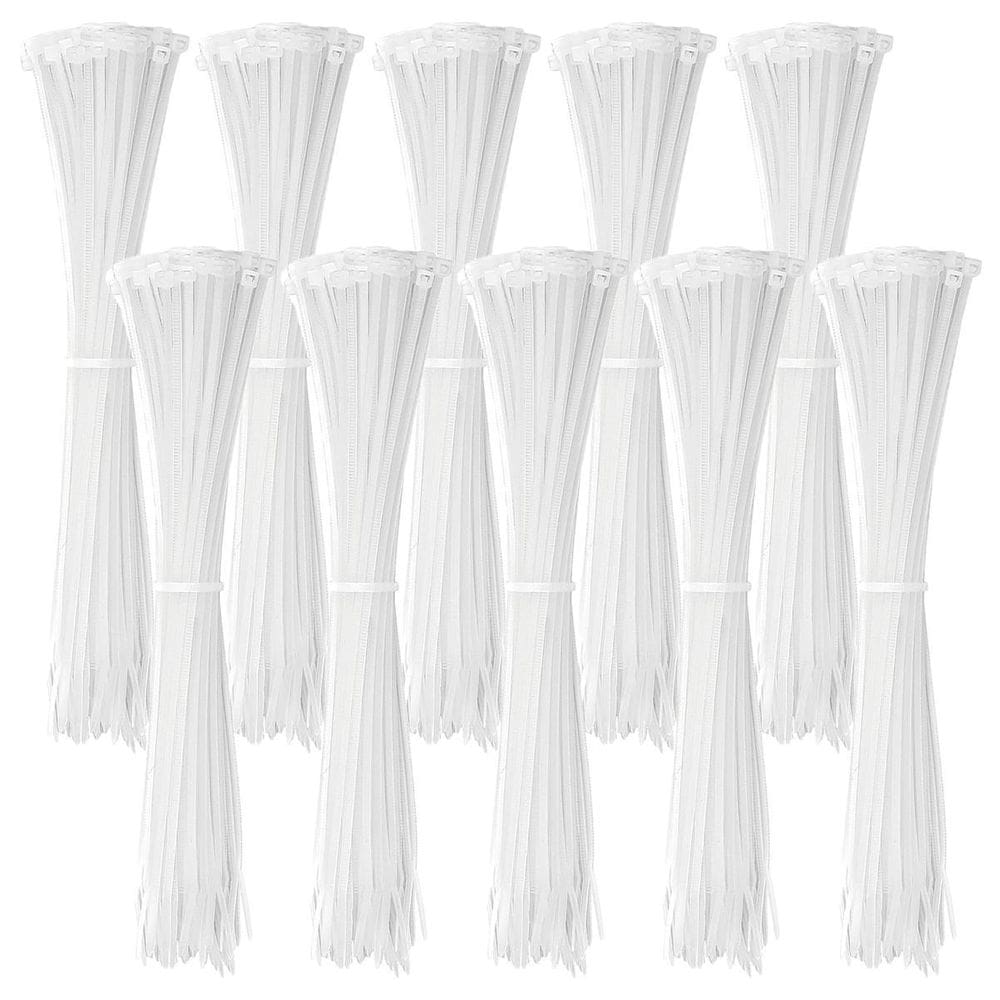 Abraçadeira Nylon Enforca Gato 2,5X200Mm Branco Com 1000 Un