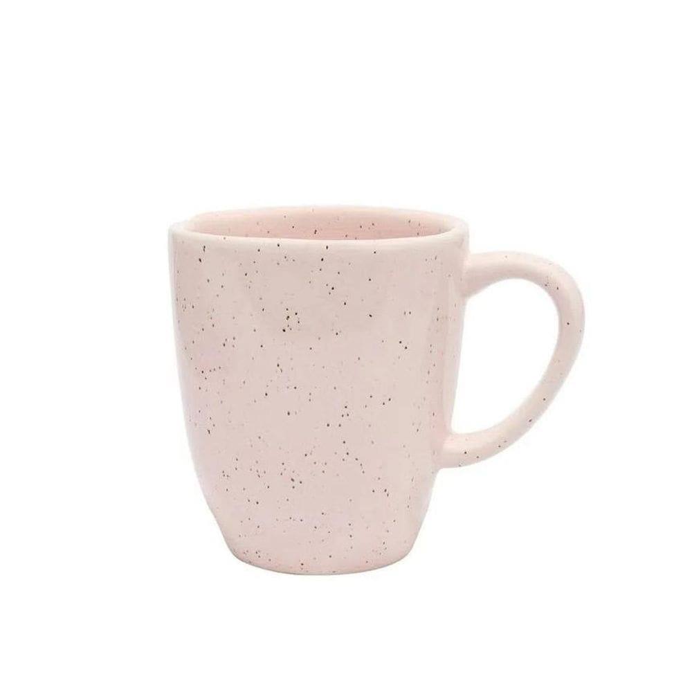 Caneca De Porcelana Ryo Oxford 380 Ml Pink Sand