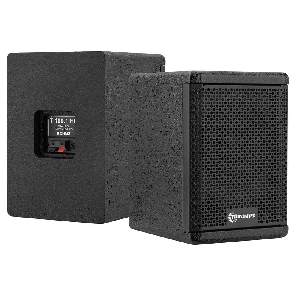 Caixa De Som Acústica Passiva Taramps T 100.1 Hf Preto 50w