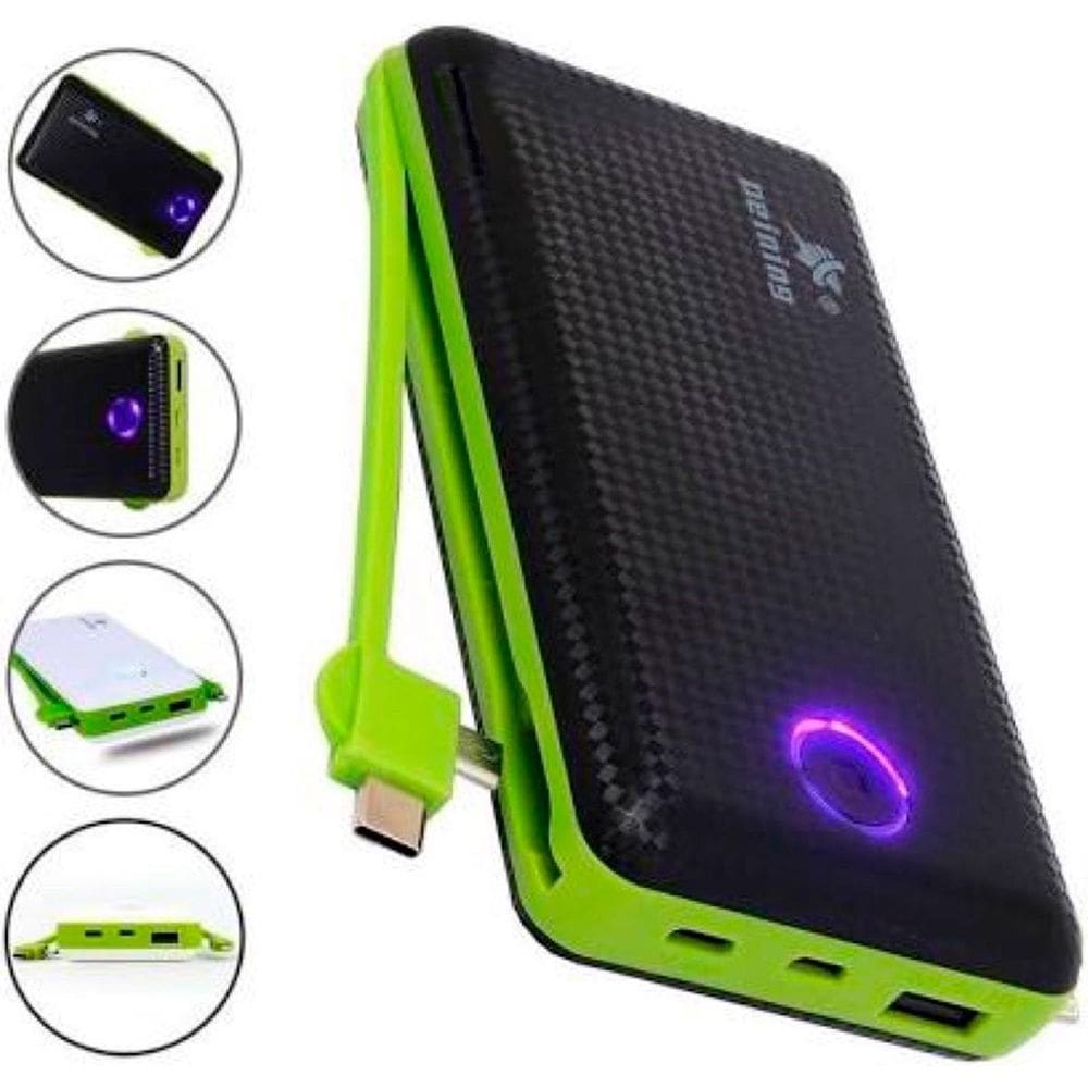 Power Bank 20000Mah Celular Portátil Diversas Saídas