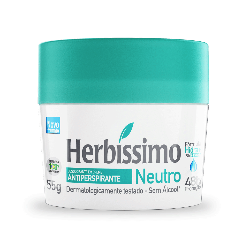 Desodorante Creme Antitranspirante Neutro Herbissimo 55G Copy